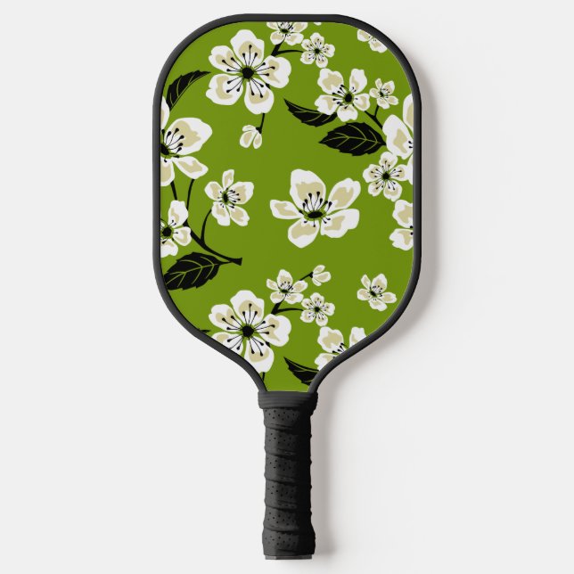 CHERRY BLOSSOM - SAKURA (MATCHA GREEN) PICKLEBALL  PICKLEBALL PADDLE (Front)