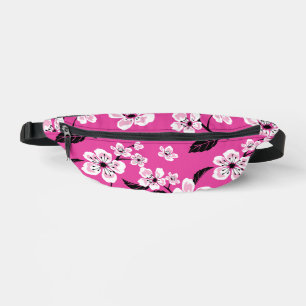CHERRY BLOSSOM - SAKURA PATTERN IN PINK FANNY PACK
