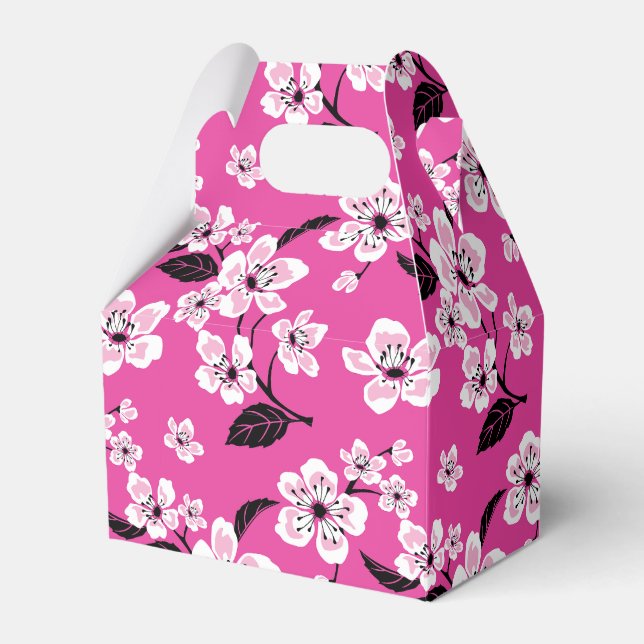 CHERRY BLOSSOM - SAKURA (PINK) FAVOR BOX (Front Side)