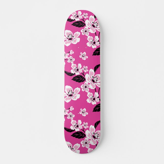CHERRY BLOSSOM - SAKURA (PINK) SKATEBOARD (Front)