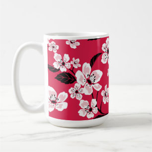 CHERRY BLOSSOM - SAKURA (RED) COFFEE MUG