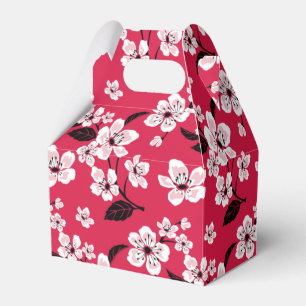 CHERRY BLOSSOM - SAKURA (RED) FAVOR BOX