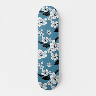 CHERRY BLOSSOM - SAKURA (SMOKY BLUE) SKATEBOARD
