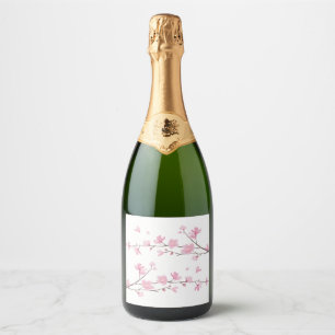 Cherry Blossom – Sakura Sparkling Wine Label