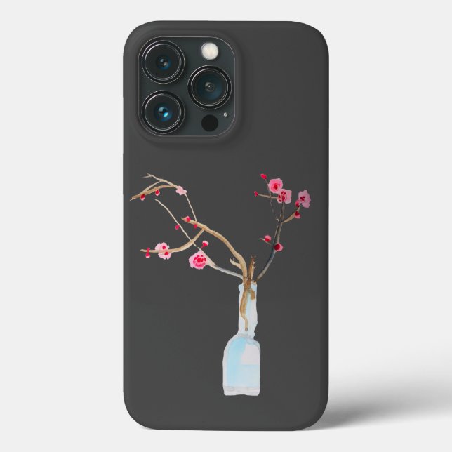 Cherry Blossom sakura watercolor art Case-Mate iPhone Case (Back)