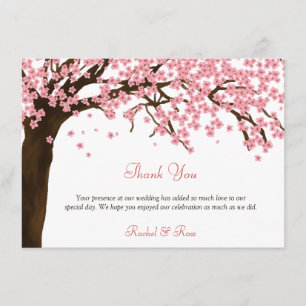 Cherry Blossom / Sakura Watercolor Thank You