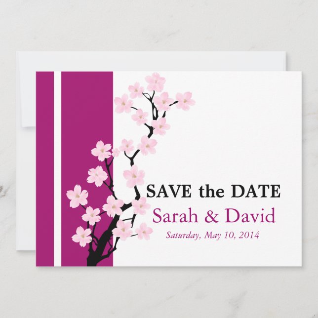 Cherry Blossom | Save the Date (Front)