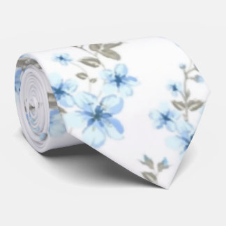 Cherry blossom seamless pattern tie