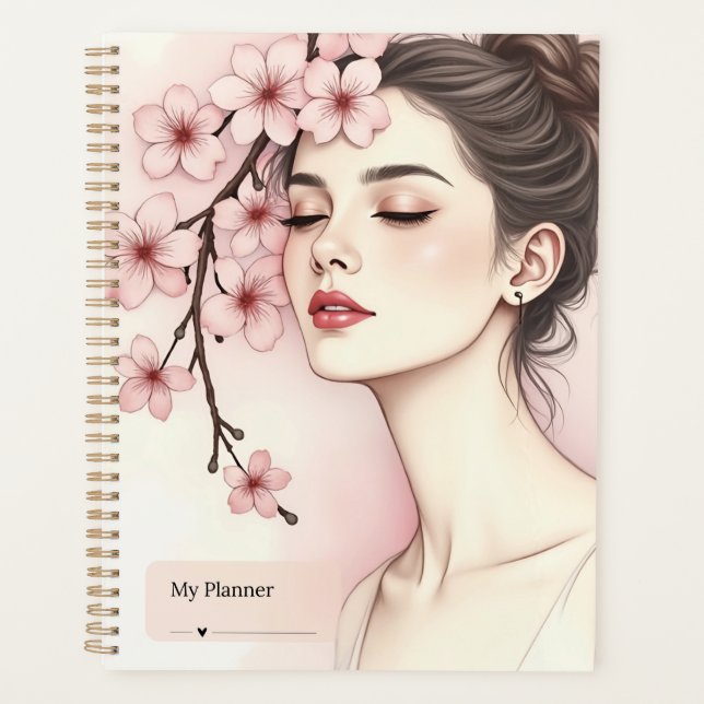 Cherry Blossom Serenity Planner (Front)