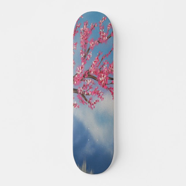 Cherry Blossom Skateboard (Front)