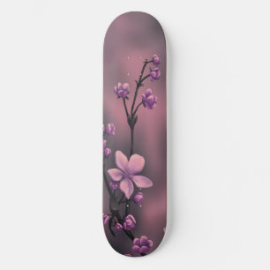 Cherry blossom skateboard