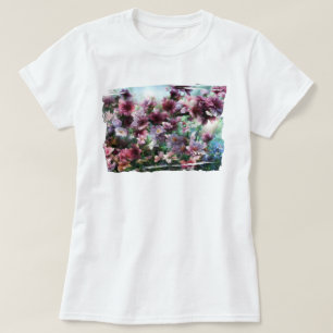 Cherry Blossom Splash Flowers T-Shirt