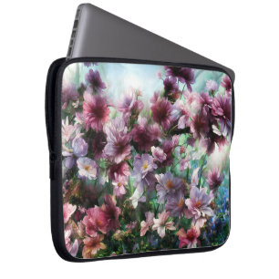 Cherry Blossom Splash  Laptop Sleeve