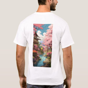 Cherry Blossom Studio T-Shirt Inspiré Ghibli