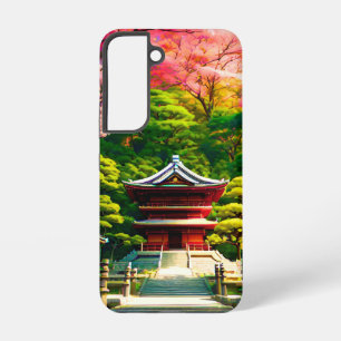 Cherry Blossom Temple Samsung Galaxy Case