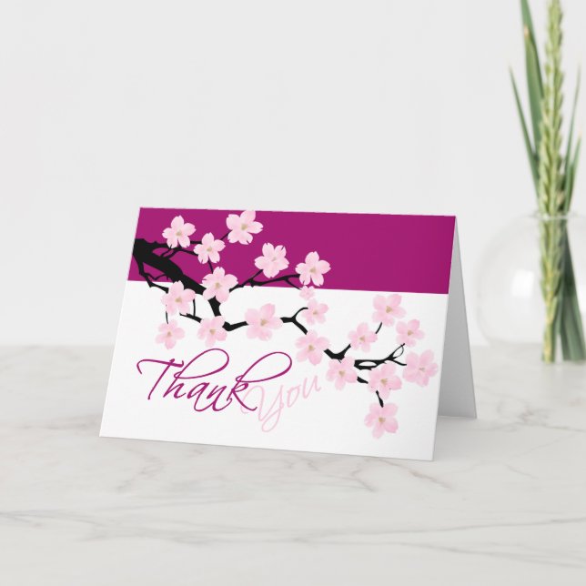 Cherry Blossom | Thank You Card (Front)