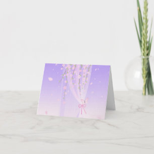 Cherry Blossom Thank You Card