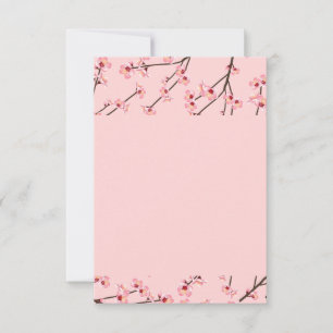 Cherry Blossom Thank You Card