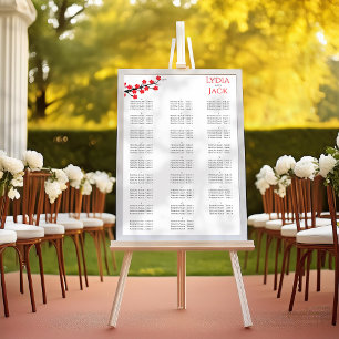 Cherry Blossom Themed Wedding Poster