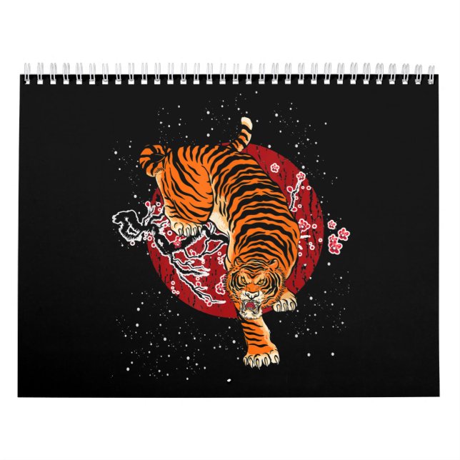 Cherry Blossom Tiger Calendar (Cover)
