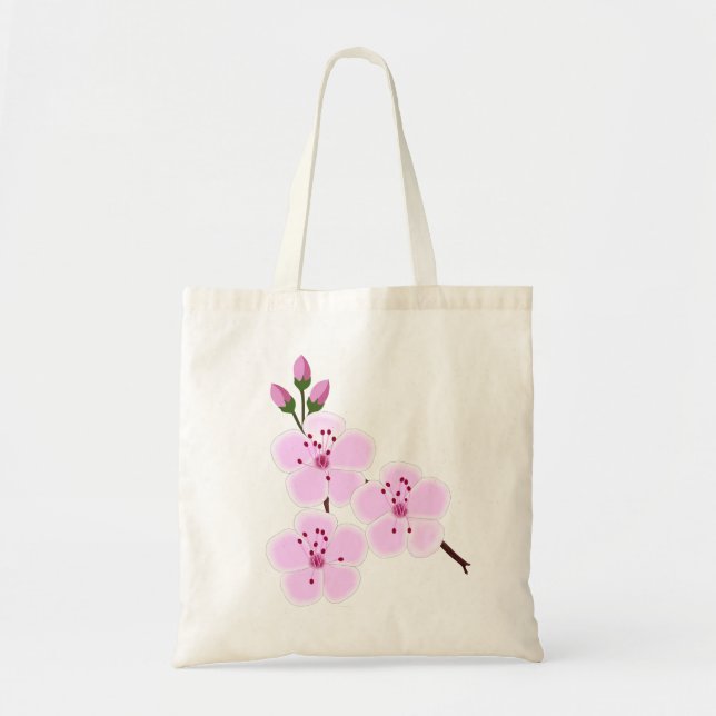 Cherry Blossom Tote Bag (Front)