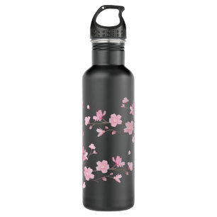 Cherry Blossom - Transparent Background 710 Ml Water Bottle