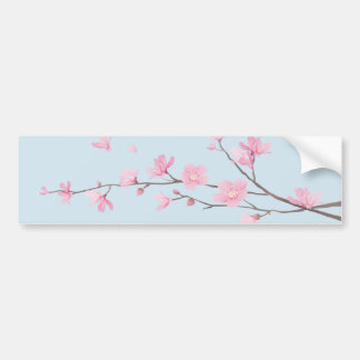 Cherry Blossom - Transparent-Background Bumper Sticker