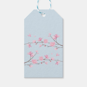 Cherry Blossom - Transparent-Background Gift Tags