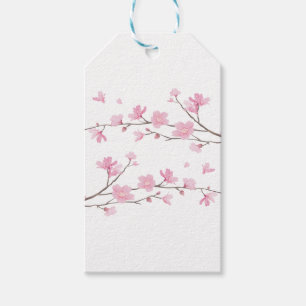 Cherry Blossom - Transparent-Background Gift Tags