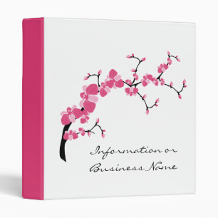 Cherry Blossom Tree Branch Binder Design 4b