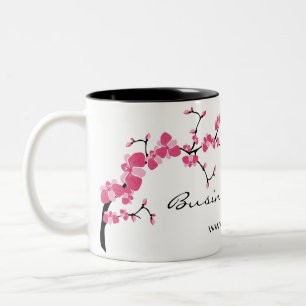 Cherry Blossom Tree Branch Customizable Coffee Mug