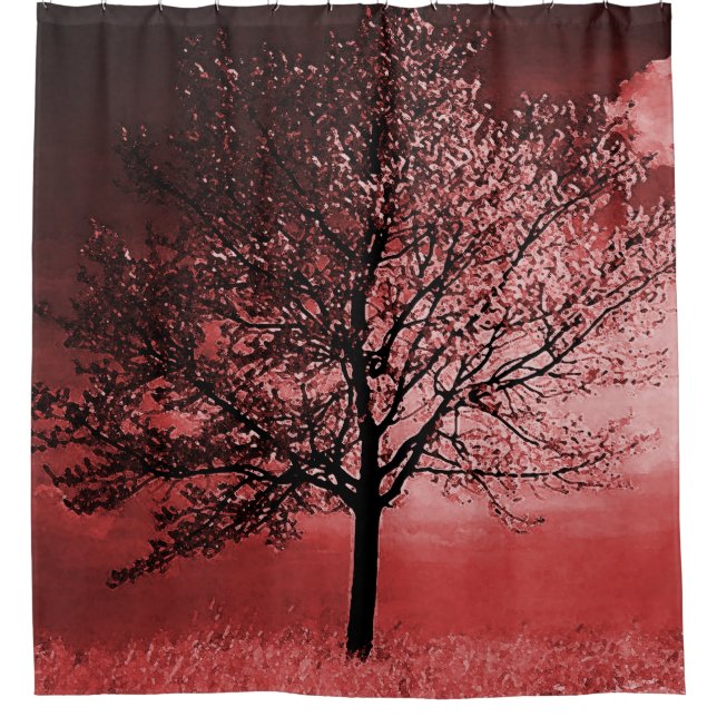 Cherry Blossom Tree in Shades of Pink (Front)