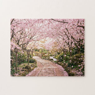 Cherry Blossom Trees Jigsaw Puzzle
