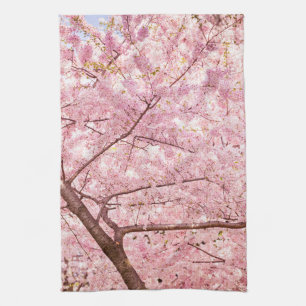 Cherry Blossom Trees Kitchen Towel