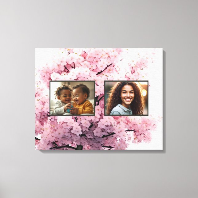 Cherry Blossom Two Photo Stretched Canvas Print (Front)