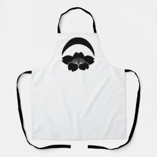 Cherry blossom under crescent moon apron