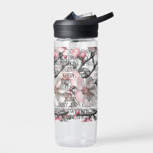 Cherry blossom vintage sketch By CallisC Arts ⭐⭐⭐⭐ Water Bottle