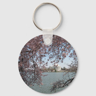 Cherry Blossom Washington DC Keychain