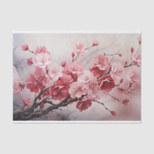 Cherry Blossom Watercolour Tissue Paper