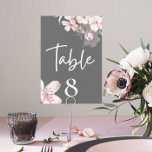 Cherry Blossom Wedding Table Card<br><div class="desc">Personalize these beautiful watercolor cherry blossom table number cards for your special day! Matching wedding collection available!</div>