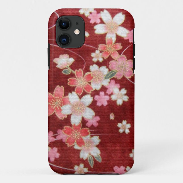 CHERRY BLOSSOM WISP - KIMONO PRINT COLLECTION Case-Mate iPhone CASE (Back)