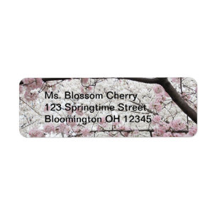 Cherry Blossoms 10 Label