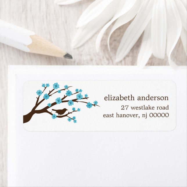 Cherry Blossoms Address Labels (Insitu)