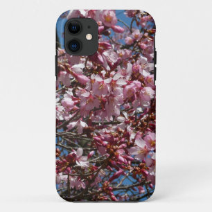 Cherry Blossoms and Blue Sky Spring Floral iPhone 11 Case