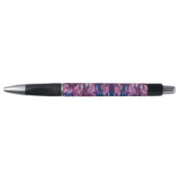 Cherry Blossoms Blue Pen
