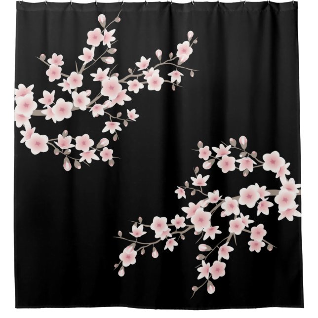  Cherry Blossoms BLUSH Pink Black (Front)
