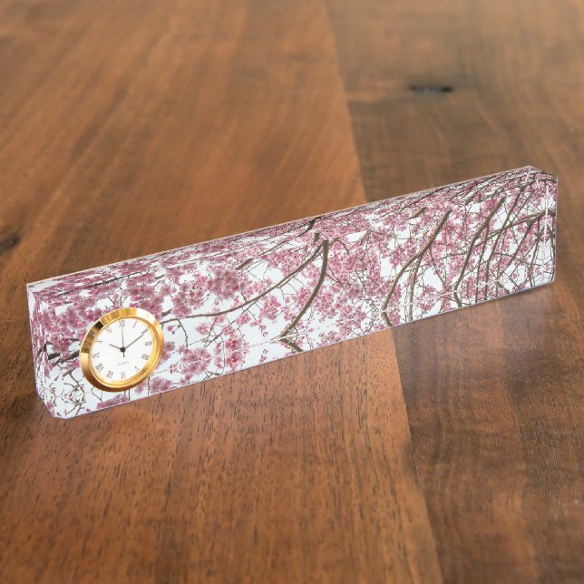 Cherry Blossoms Custom Desk Destiny Destiny'S Nameplate (Side)