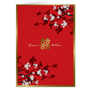 Cherry Blossoms double bonheur Mariage chinois