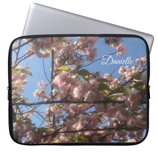 Cherry Blossoms Electronics Bag (Front)