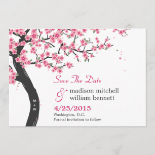 Cherry Blossoms Enregistrer La Carte Date
